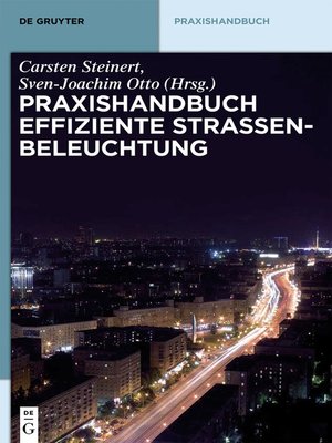 cover image of Praxishandbuch effiziente Straßenbeleuchtung